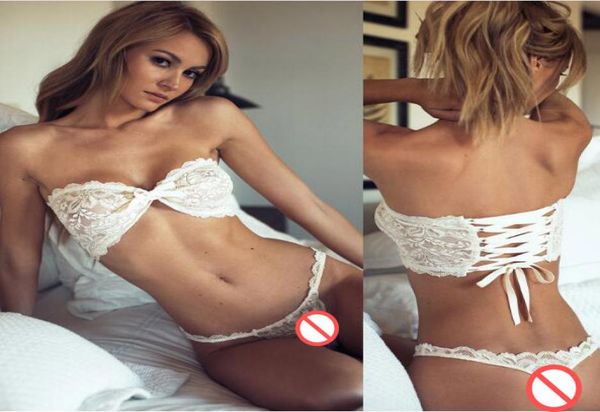 

lingerie hollow out ladies briefs intimates set size straps lace bow three point taste suits 2718298, Red;black