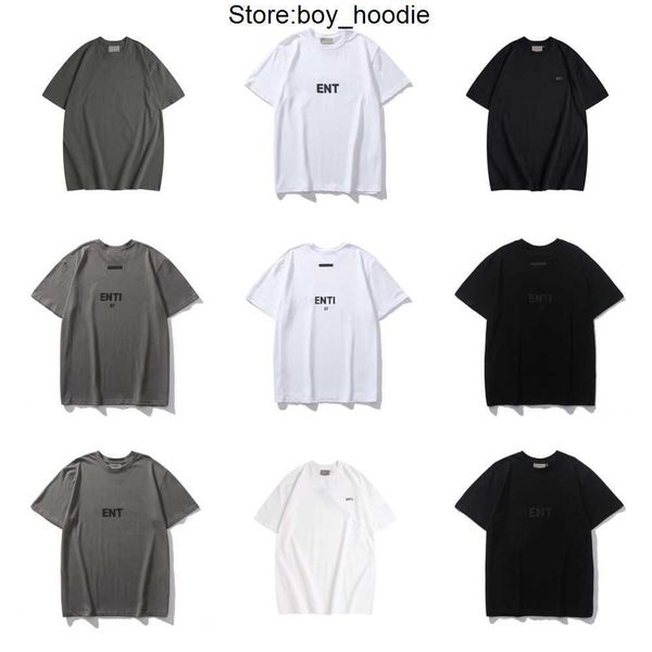 

2023 ess designer mens t-shirts womens tees short summer fashion casual with letter superior quality wqox, White;black
