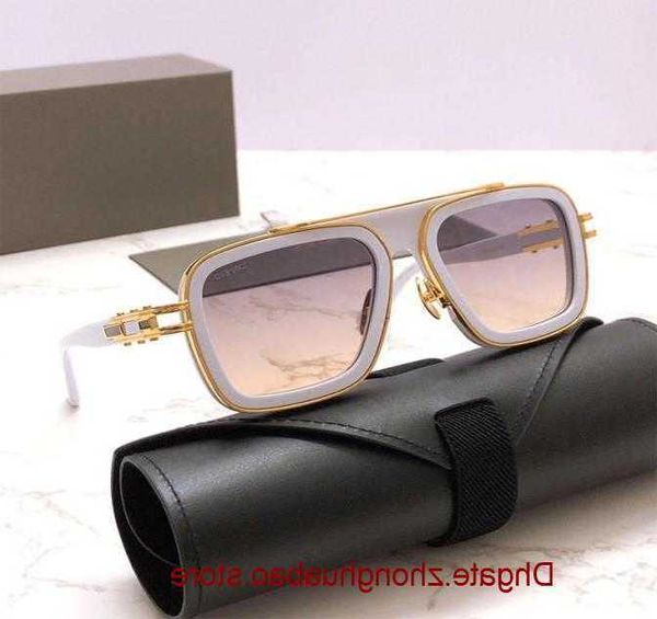 

men women designer sunglasses dita grand lxn evo luxury mach series plated retro plate square fullframe business style sunglasses1676880 e06, White;black