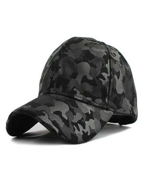 

american and european new baseball cap outdoor sports men039s camouflage fur pu fan cap can choose the desgin 8629892, Black;white
