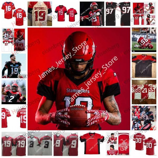 

custom cfl calgary stampeders jersey 35 ka'deem carey 23 william langlais 46 charlie power 63 derek dennis 51 sean mcewen 58 ryan scevi, Black