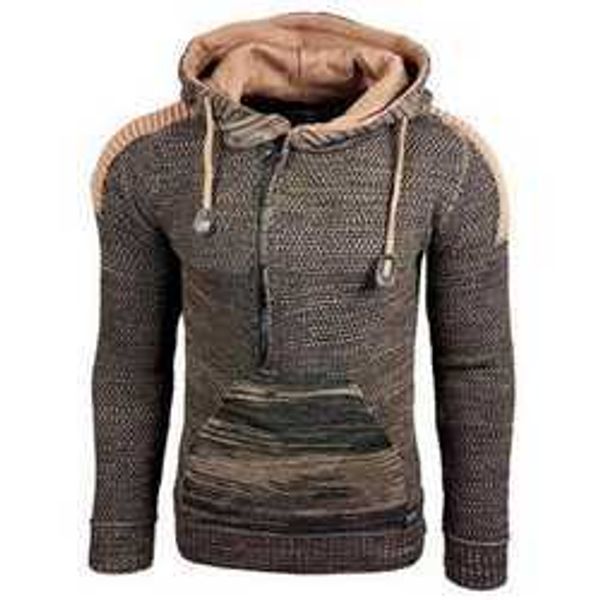 

autumn new hip loose hop style embroidery print pullover hooded men's hoodies sweatshirts dw, Black