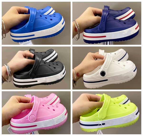 

kids shoes summer designer sandals slides slippers kids slipper triple baby boys girls white black purple navy blue brown waterproof shoe ne, Black;red