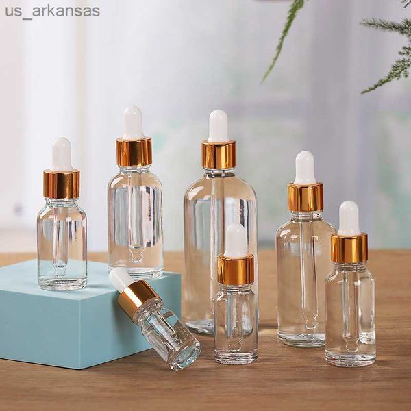 

fragrance dropper bottle gold cap transparent glass pipette bottles for perfume essence essential oil reagent aromatherapy liquid cosmetic l