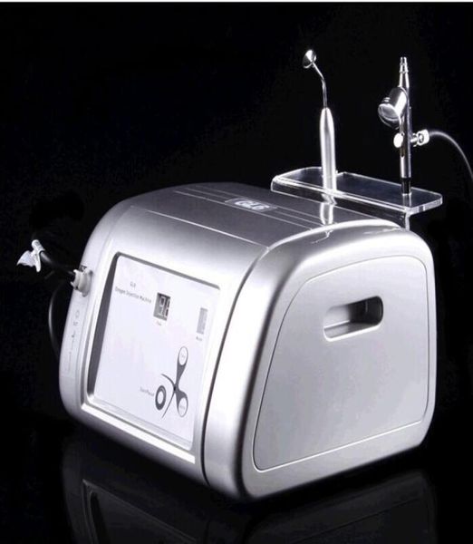 

water oxygen jet peel machine 2in1 99 pure oxygen facial machine for skin acne treatment skin care5263544, Black;white