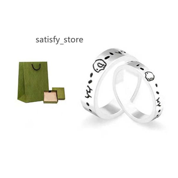 

ring for man women rings fashion ghost designer jewelry sliver color, Silver