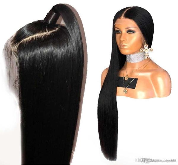 

lace front wig 250 density straight 360 frontal lace human hair wigs brazilian remy pre plucked for black women 2887456
