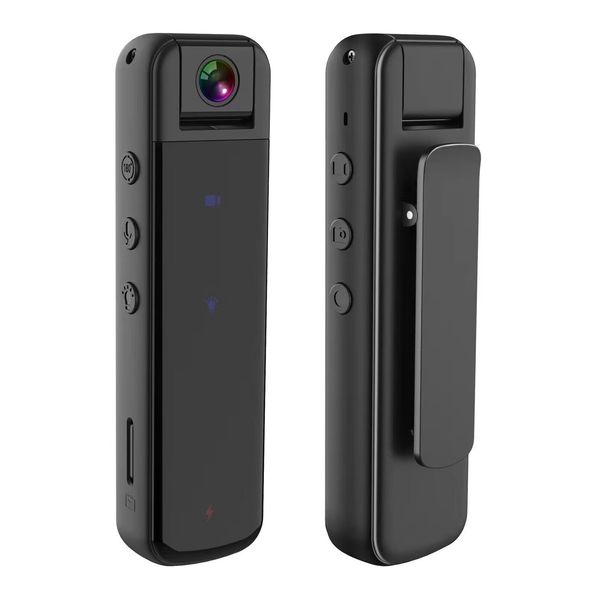 

hd infrared night vision wifi mini camera with led screen small camcorder bodycam police cam bike camera