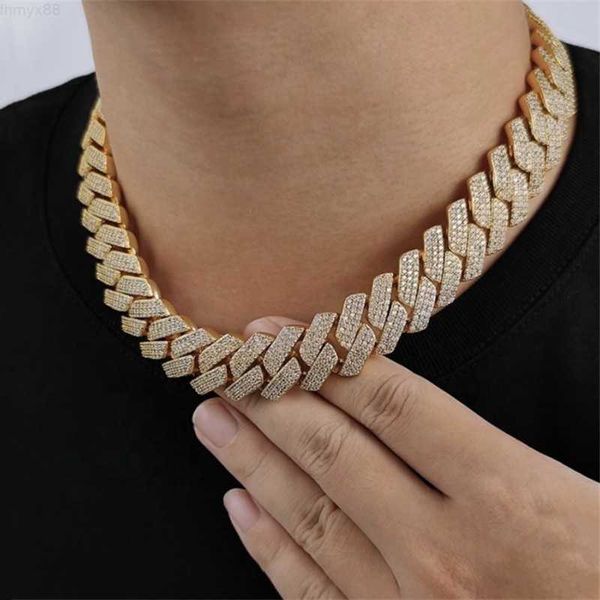 

necklace jewelry hip hop jewelry iced out chain cuban link chain chains for men necklace, Silver