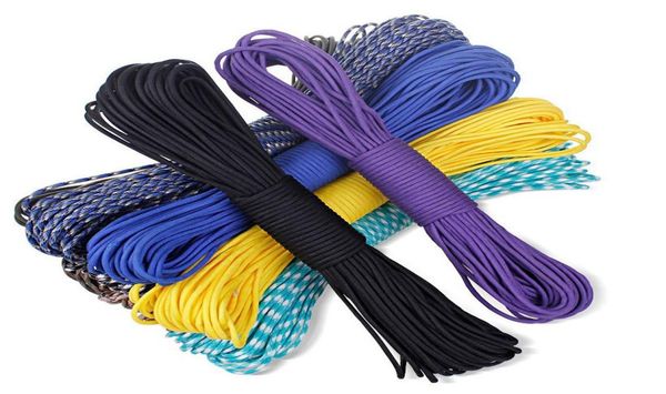 

100ftpc 30m 550 paracord parachute cord lanyard rope mil spec type iii 7 strand core 50 colors for option2470959