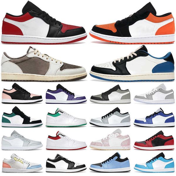 

men women basketball shoes 1 1s reverse mocha cactus jack starfish black white camo grey light smoke shadow toe bred mens trainers sports sn