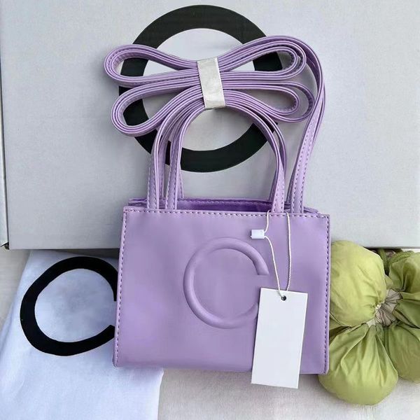 

designer bag luxury telfars bag new style fashion bag large tel far capacity classic leather bag full grain crossbody bag mini micro tote ba