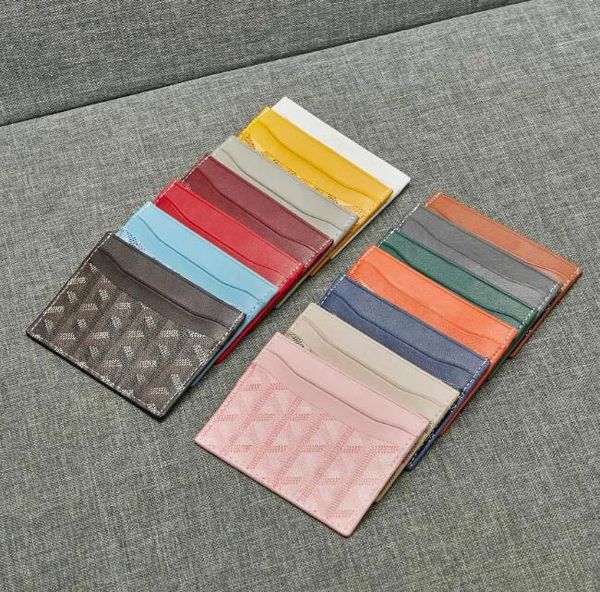 

men women card holders lady card package coin purse canvas leather soft leather mini wallet black red pink credit card wallets fashion desig, Brown;gray