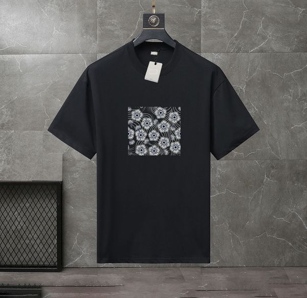 

2023 summer men's and women's fashion and leisure brand temperament joker soft cartoon letter printed t-shirt size xs-4xl#j0101, White;black