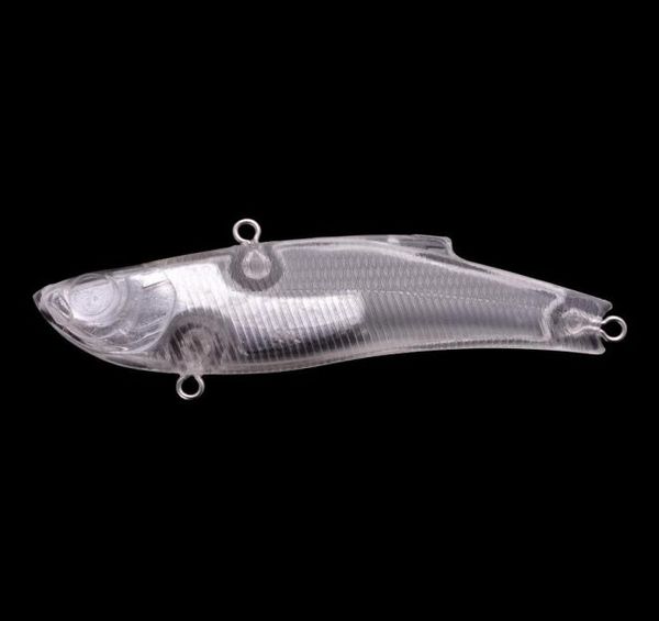 

lifelike fish blank body unpainted vib fishing lure 165g 7cm diy painted plastic fishing baits9813991