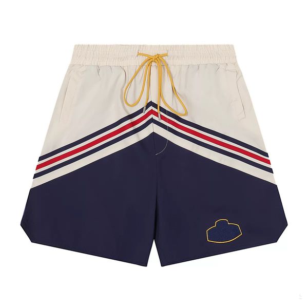 

designer shorts rhude shorts men women relaxed letter printed short fashion beach pants 2023 new high street pant european and american styl, White;black