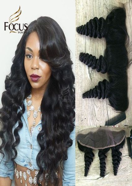

loose wave brazilian lace frontal closure 13x4 ear to ear lace frontal with baby hair virgin human hair full lace frontal5650742, Black;brown