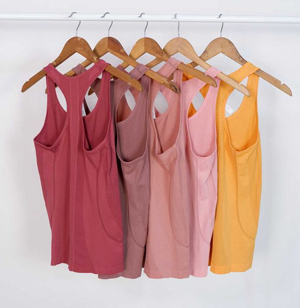 

shaping outfit lu yoga vest solid workout backless shirts sports fitness tank hin women active wear sleeveless gym shir swiftly tech, Gray