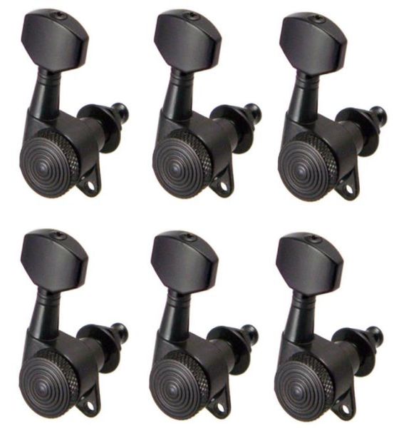 

6 pieces 6r tuning pegs machine heads for electric acoustic guitar black6555112