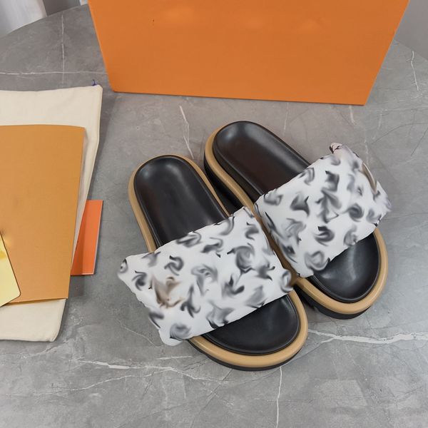 

casual shoes slippers 2023 summer ringer slippers muffin thick-soled bread for men and women with casual sandals couples., Black