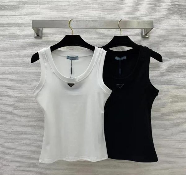 

women's tanks designer tank spring simple and fashionable cotton vest, White