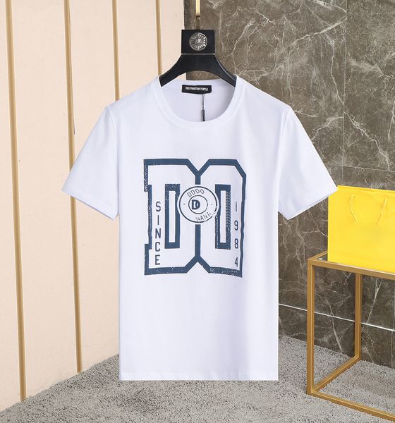 

dsq phantom turtle mens designer t shirt italian milan fashion logo print t-shirt summer black white t-shirt hip hop streetwear 100% cotton, White;black