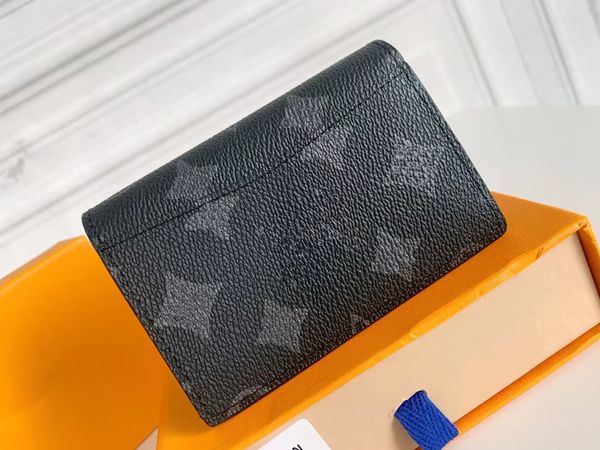 

single zipper wallets cardholder france paris alphabet color style luxurys mens women high-end designers with packaging box 63144-1, Red;black