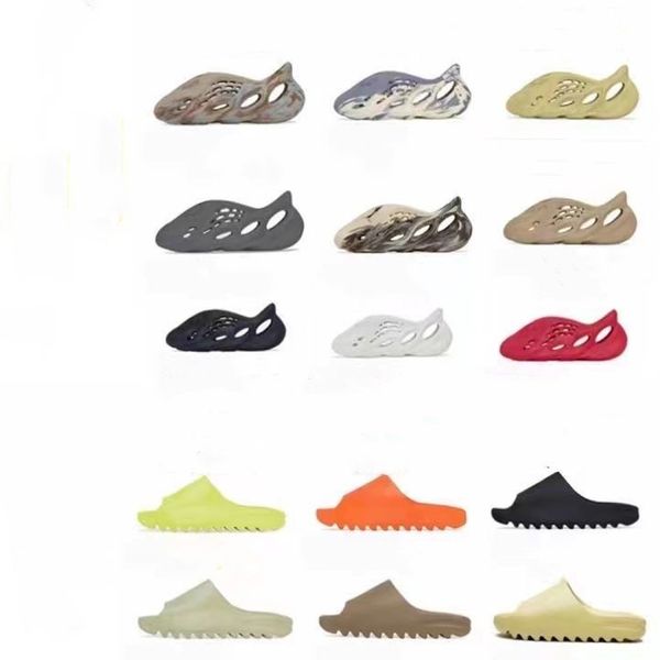 

slippers designer slides sliders sandals men women designers sneakers outdoor sandal shoe onyx bone desert sand earth brown ochre flip flops, Black