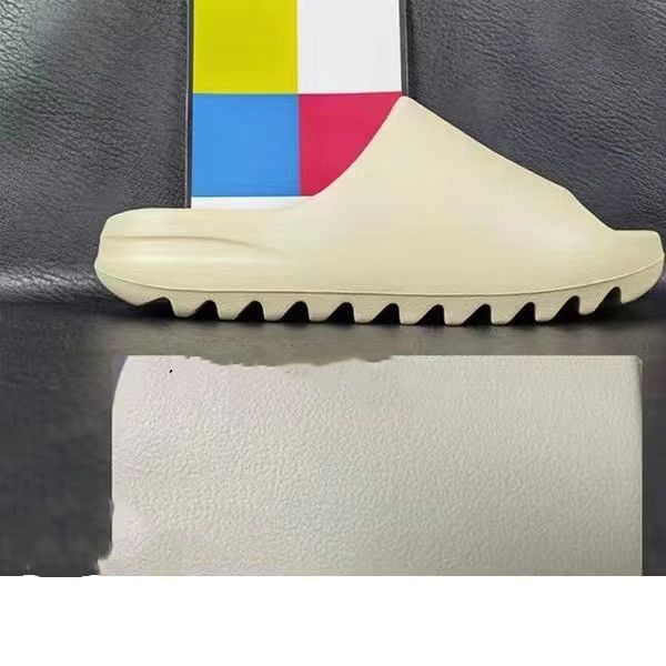 

slippers designer slides sliders sandals men women designers sneakers outdoor sandal shoe onyx bone desert sand earth brown ochre flip flops, Black