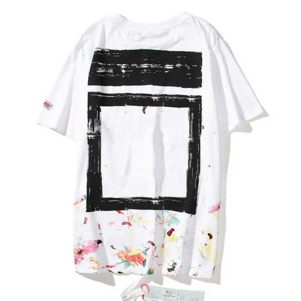 

luxury men's classic t shirts brand white black t-shirts back arrow x printd women tees couples sport loose large fat eur size t-shirt