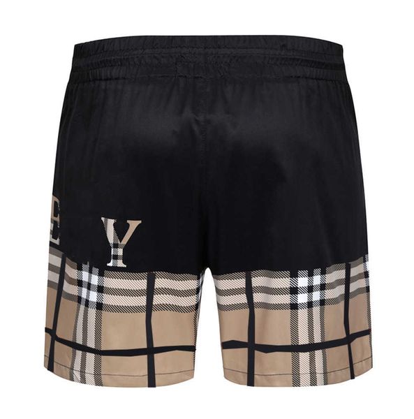 

2023 mens womens designer summer beach shorts cotton fashion plaid printed drawstring pants relaxed homme casual streetwear, White;black