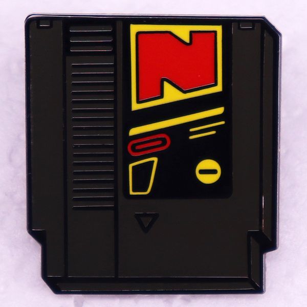 

vintage game brooch cute anime movies games hard enamel pins collect metal cartoon brooch backpack hat bag collar lapel badges, Blue