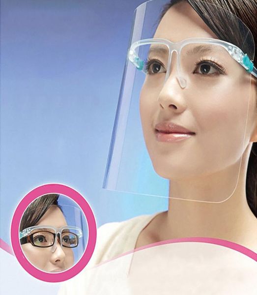 

eonpin whole 10pcs face shield transparent full face cover anti oil spitting protective isolation mask pet safety protective f3945924