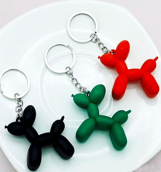 

dhl key chain cute balloon dog keychain jewelry couple keyring creative cartoon mobile phone bag car pendant fun keychains8003241, Red;brown