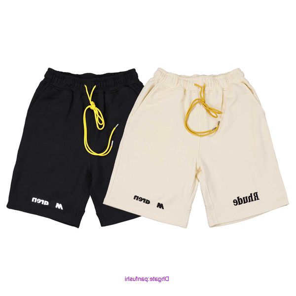 

wholesale designer rhude sport shorts for sale american fashion brand rhude co branded letter embroidered casual men and women high street e, White;black