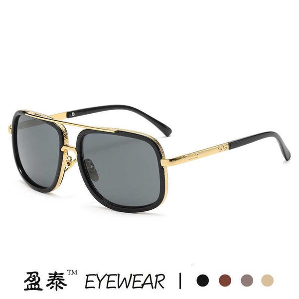 

classic designer sunglasses eyeglasses goggle outdoor beach sun glasses for man woman new men's and women's fashion trend metal pe, White;black