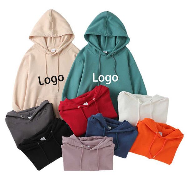

custom long sleeve men's clothes hoodies sweatershirts casual velvet soft men pullover fleece couple hoodie sweatshirts, Black