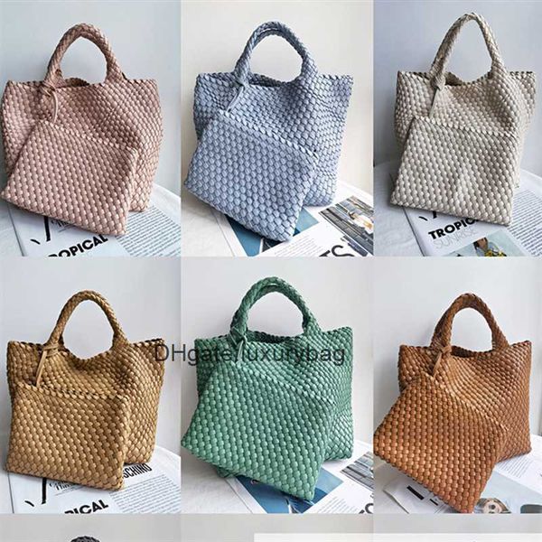 

aaaaabotteg uneta jodie mini teen intrecciato network red bag handwoven tote mother bag business commuter pu large capacity handbag