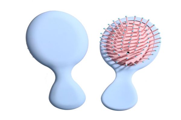 

candy colors hair brush detangling massage combs with air cushion wet dry hairdressing brushes children4011545, Silver