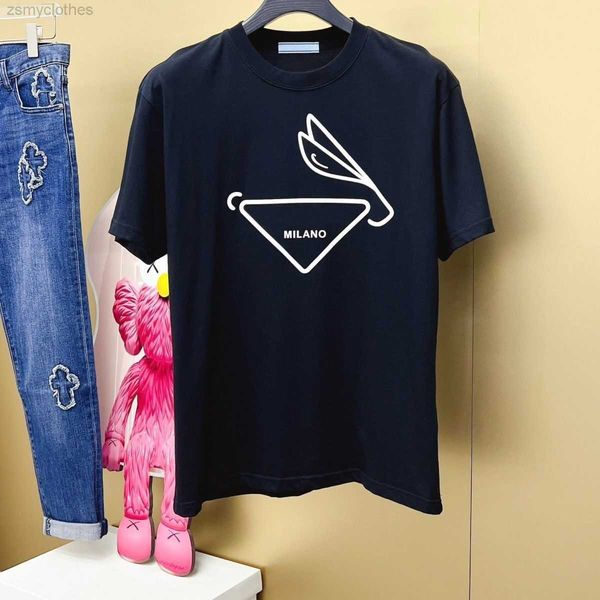 

men's t-shirts italy milano designer mens t shirts chest letter print short sleeve high street loose oversize casual fashion t-shirt pu, White;black