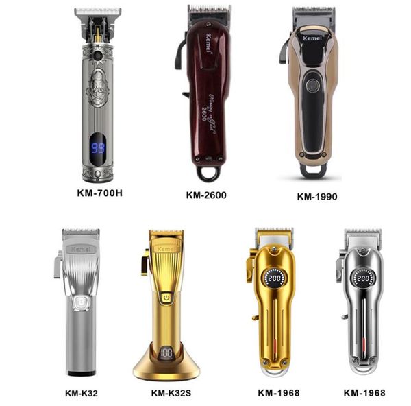 

kemei professional electric hair trimmer beard shaver rechargeable hair clipper titanium knife hair cutting machine km2600 k32 k35128067