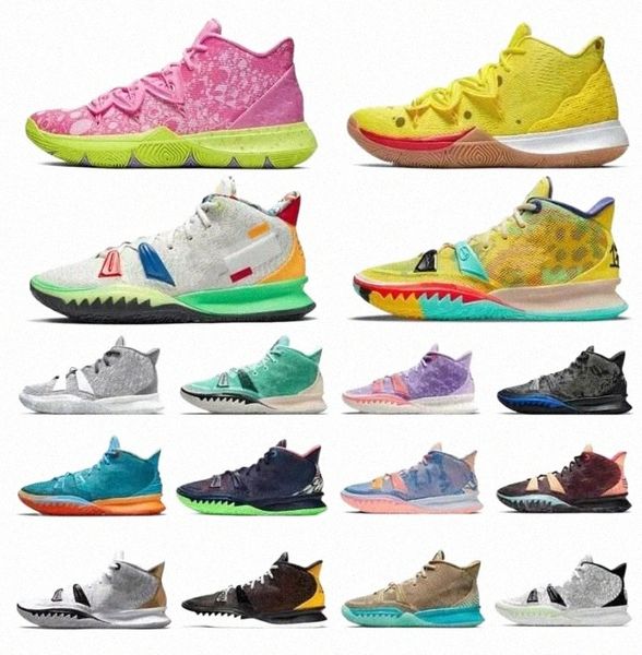 

kyrie 7 kyries basketball shoes collection special fx pre-heat viii kyrie men gold daybreak beach vibes sisterhood icons of sport citron pul