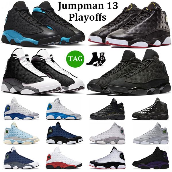 

2023 playoffs 13 basketball shoes men women jumpman 13s university blue black flint black cat french blue chicago mens trainers outdoor snea