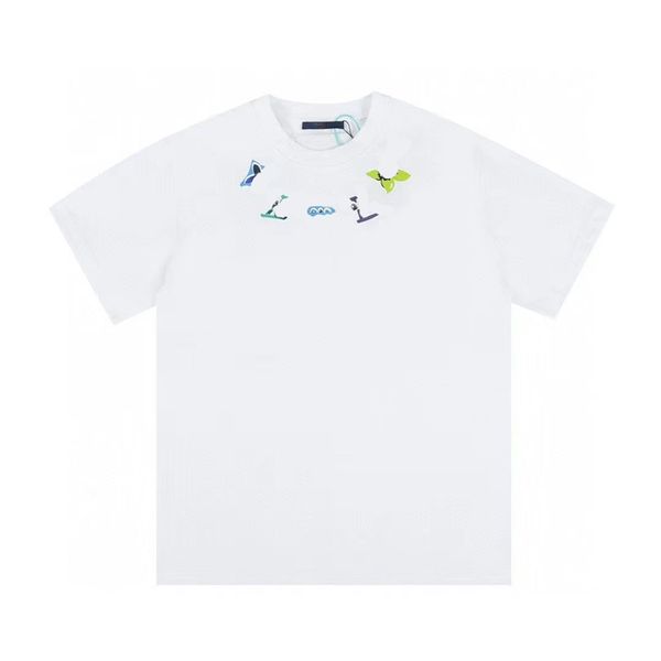 

new mens t shirt designer t shirt mens tees pure cotton breathable fashionable and versatile trendy and comfortable new clothing s-5xl, White;black
