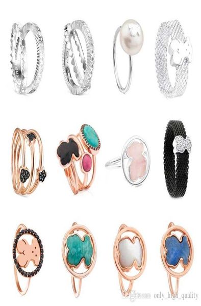 

925 sterling silver spanish brand spanish bear exquisite ring and original jewelry whole are suitable for parties2112663