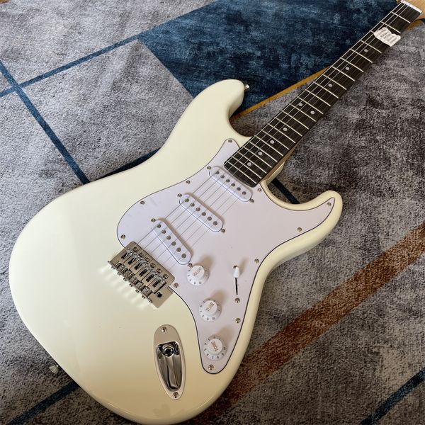 

in stock vicers custom white electric guitar rosewood fingerboard guitarra eletrica chirome hardware fast shipping guitare