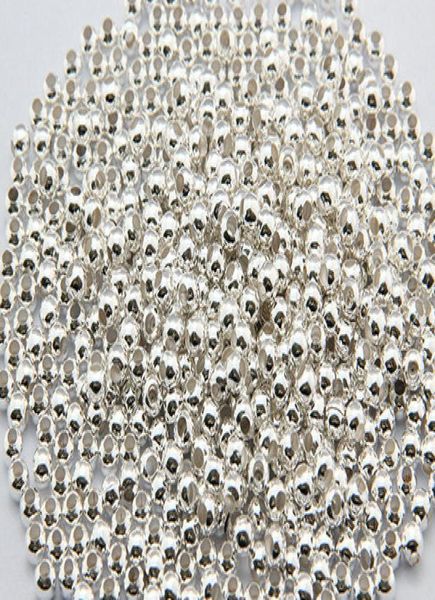

2000pcslot 32mm silver gold plated round spacer beads crimp end beads diy jewelry5249641, Black