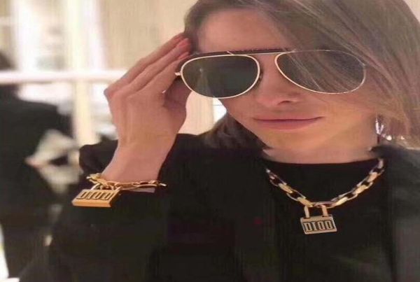 

european and american fashion selling chain chain necklace06371514, Slivery;golden