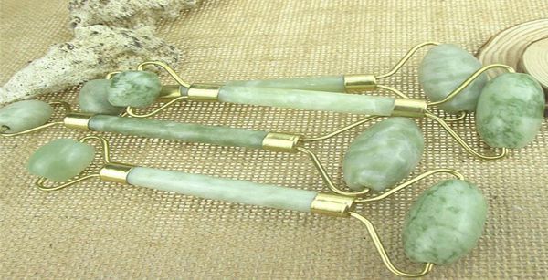

pratical jade facial massage roller anti wrinkle healthy face body head foot nature beauty tools without box9483682
