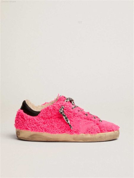 

dirty shoes sneakers sole heel designer luxurious italian vintage fuchsia terry cloth silver glitter shearling lined handmade super-star xx, Black